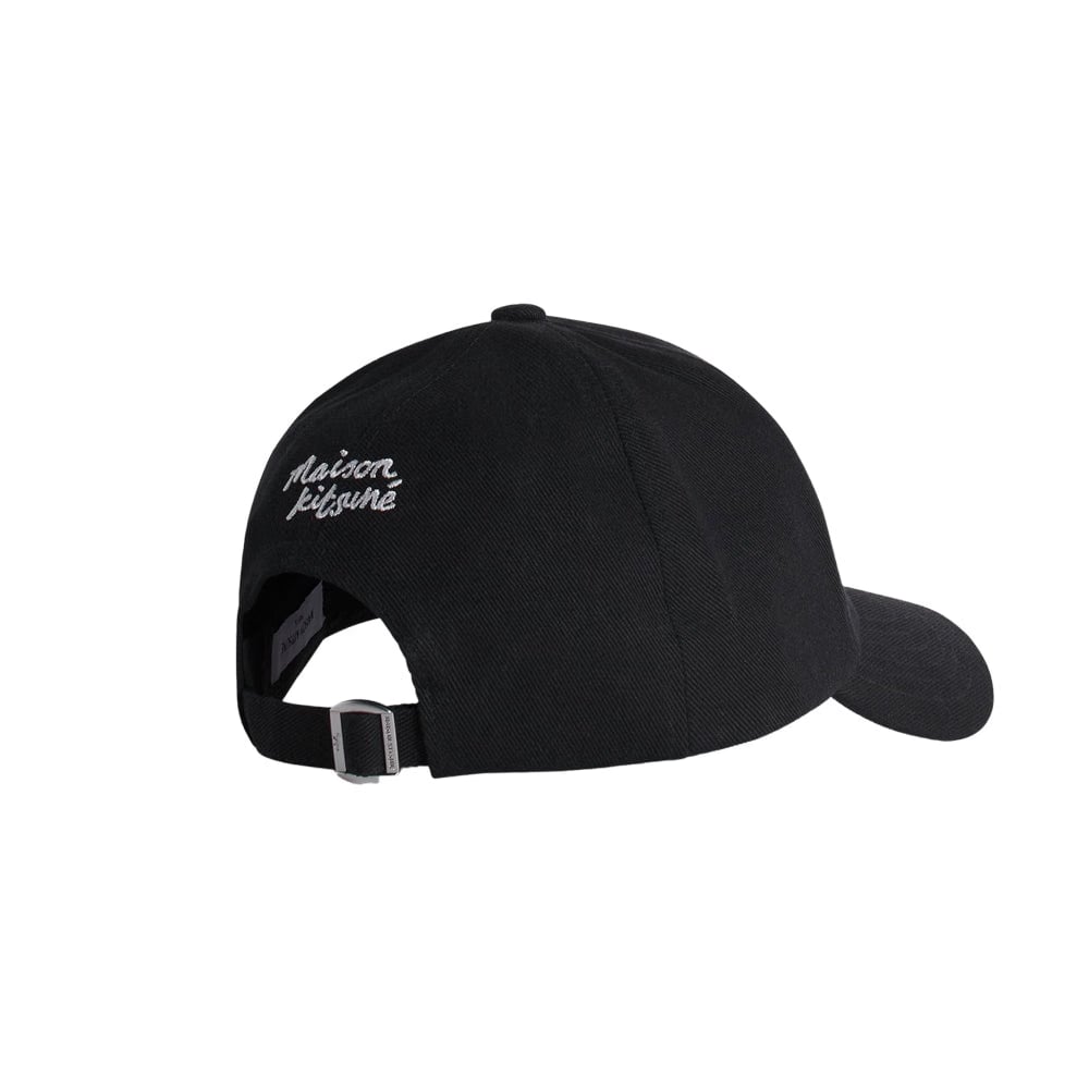 Maison Kitsuné Fox Head Cap - Black