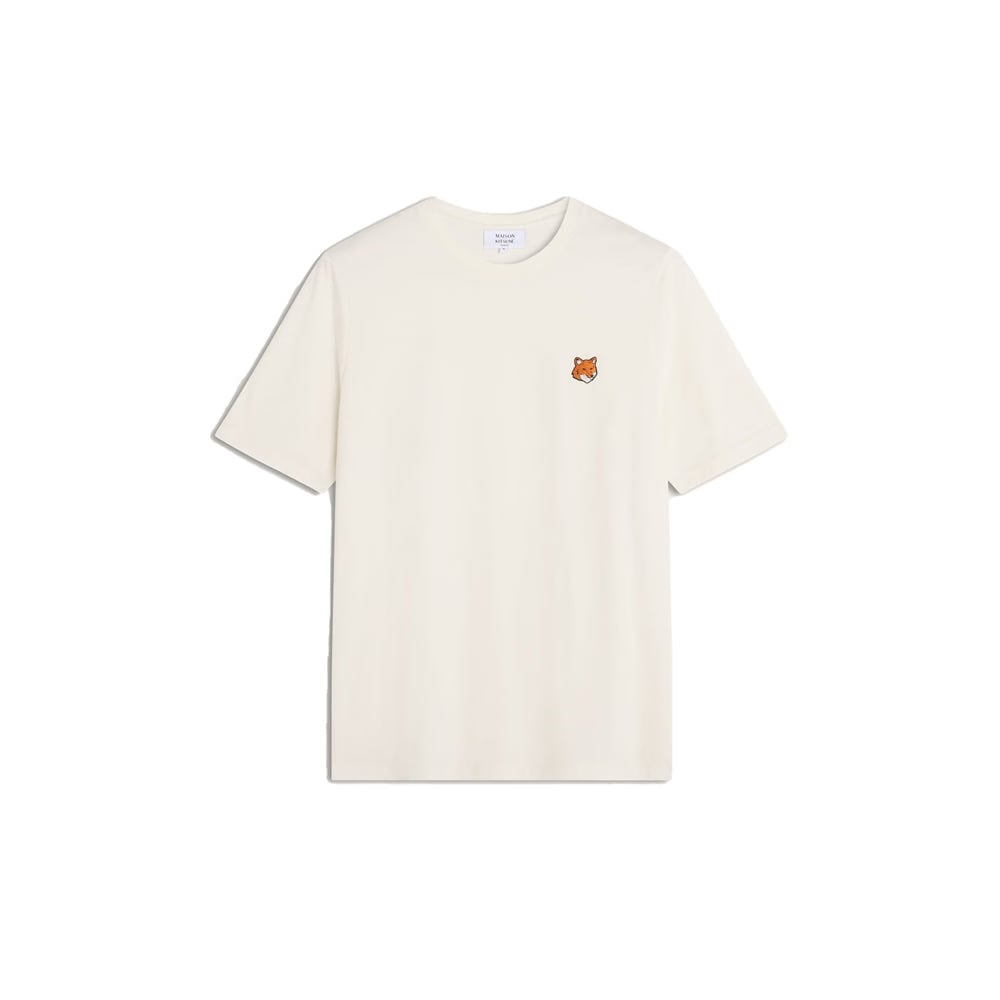 Maison Kitsuné Fox Head Regular T-Shirt - Noble Beige