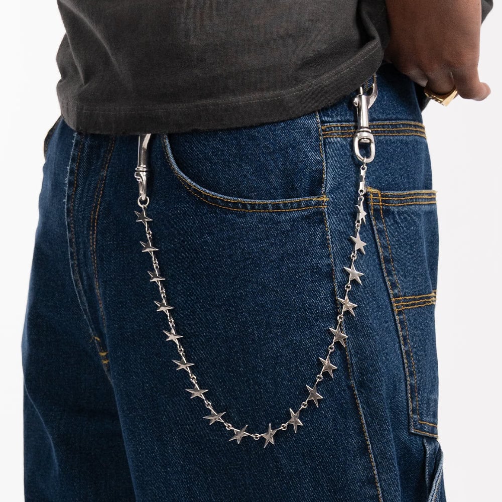 TWOJEYS Stars Pant Chain - Silver