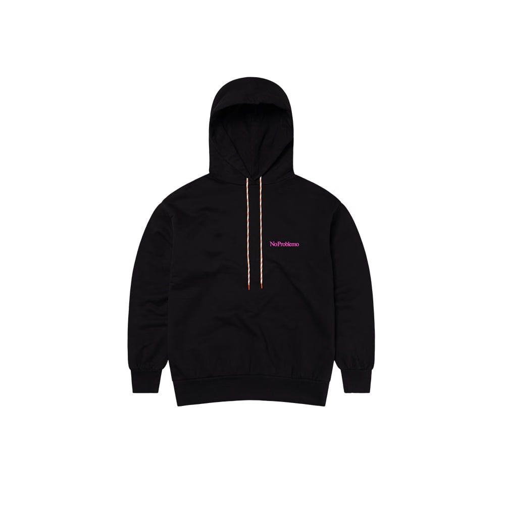 NO PROBLEMO Smile Away Hoodie - Black