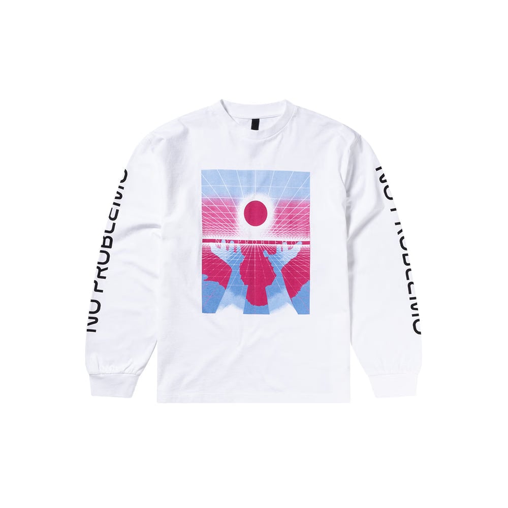 NO PROBLEMO Dimentions LS Tee - White