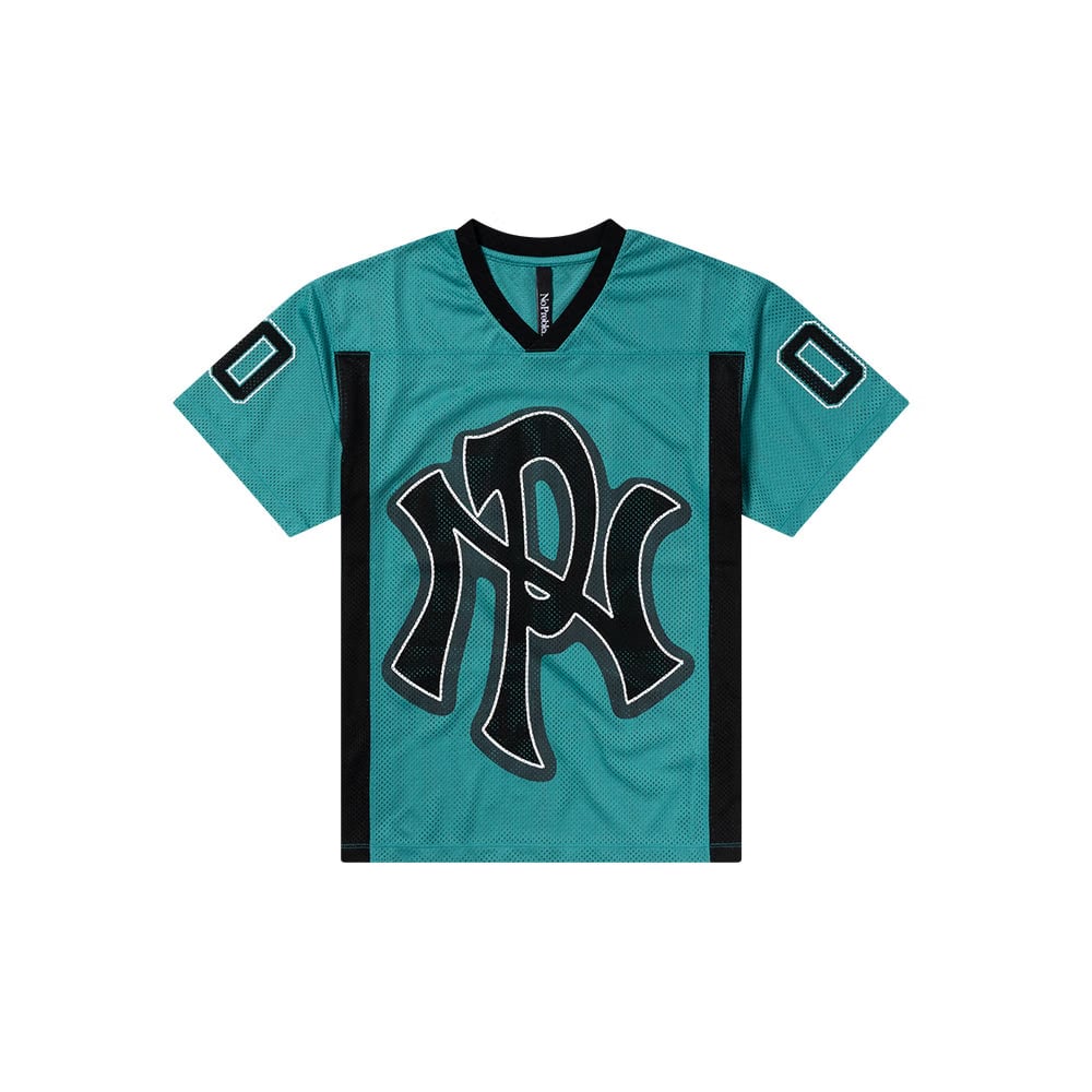 NO PROBLEMO NYP Sports Poly SS Jersey - Aqua