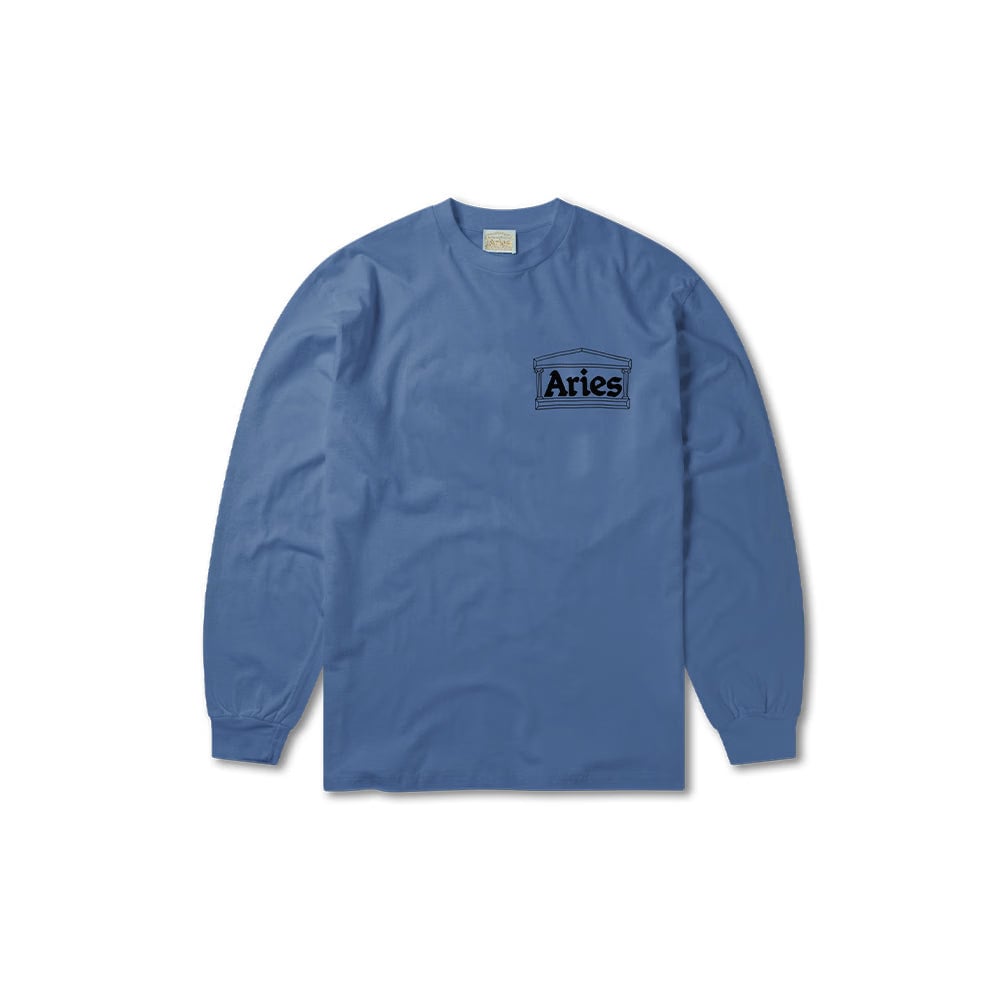 Aries Temple LS Tee - Blue