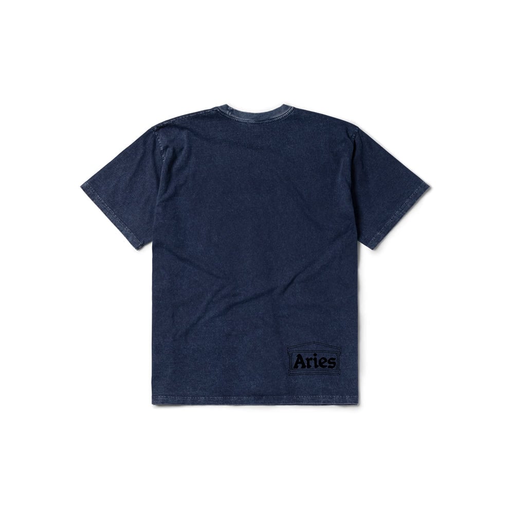 Aries Indigo Temple SS Tee - Indigo