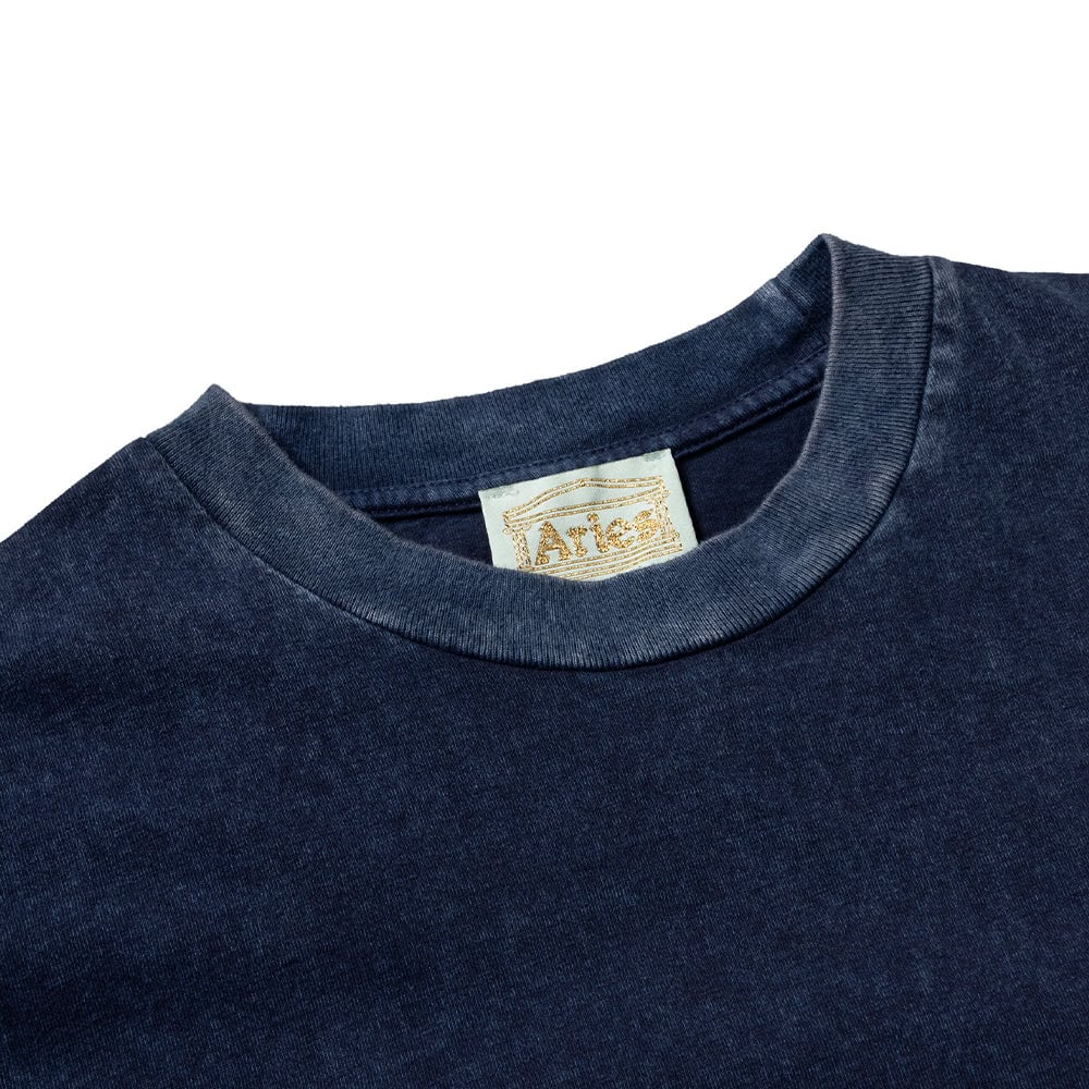 Aries Indigo Temple SS Tee - Indigo