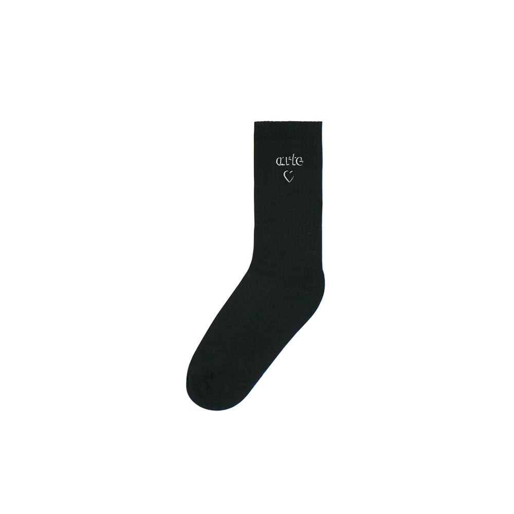 Arte Antwerp Heart Logo Socks - Black