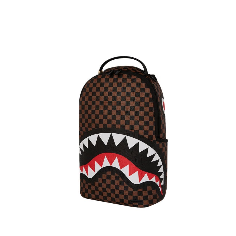 Spray Ground Check 2 Emboss Backpack - Brown
