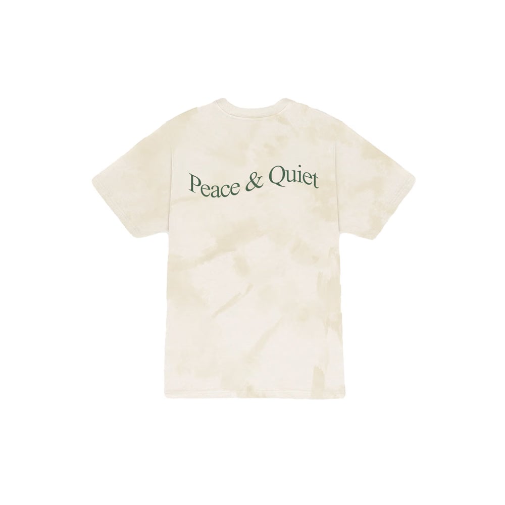 Museum of Peace & Quiet Wordmark Tye Dye T-Shirt - Bone