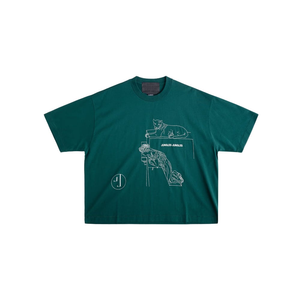 jungles Looking Downward SS Tee - Vintage Green