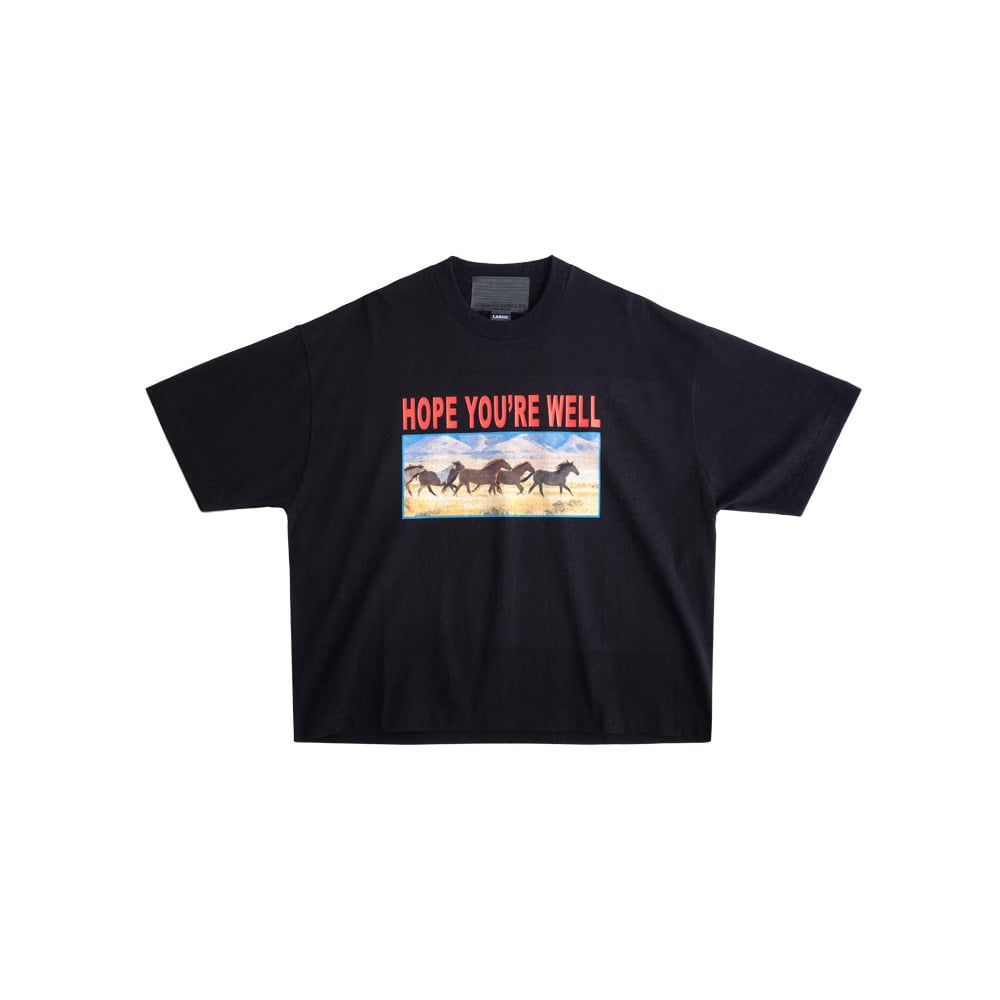 jungles Horses SS Tee - Black