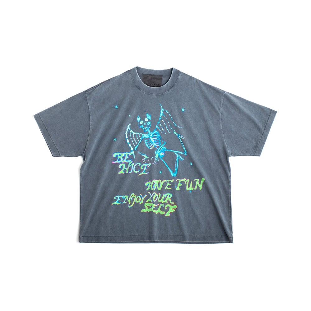 jungles Enjoy Yourself Tee - Vintage Blue