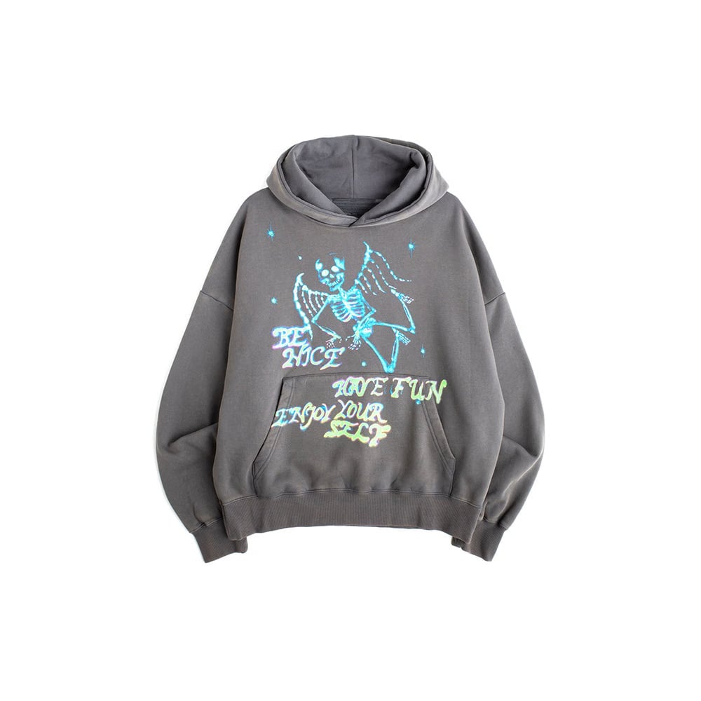 jungles Enjoy Yourself Hoodie - Vintage Grey