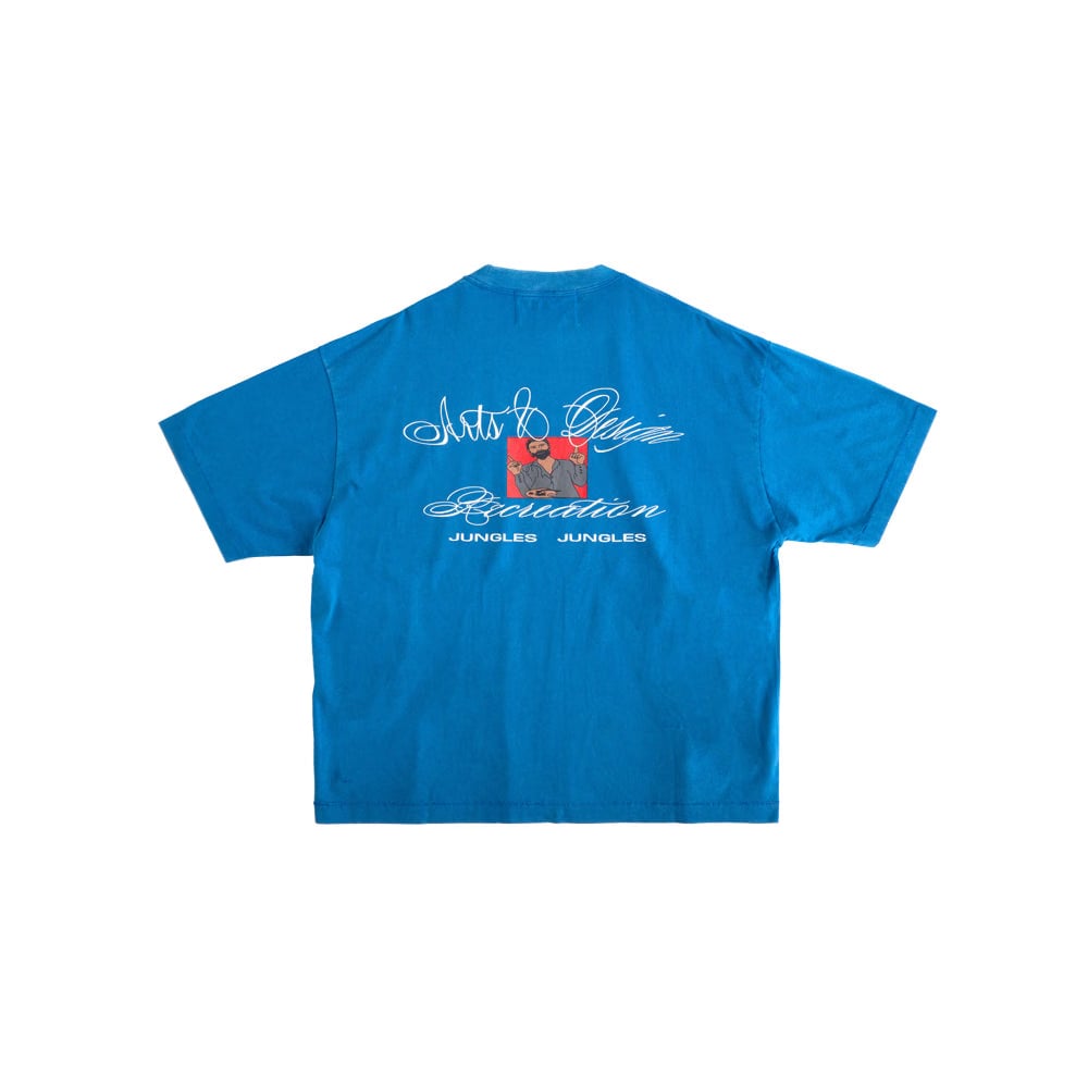 jungles Design And Rec Tee - Blue