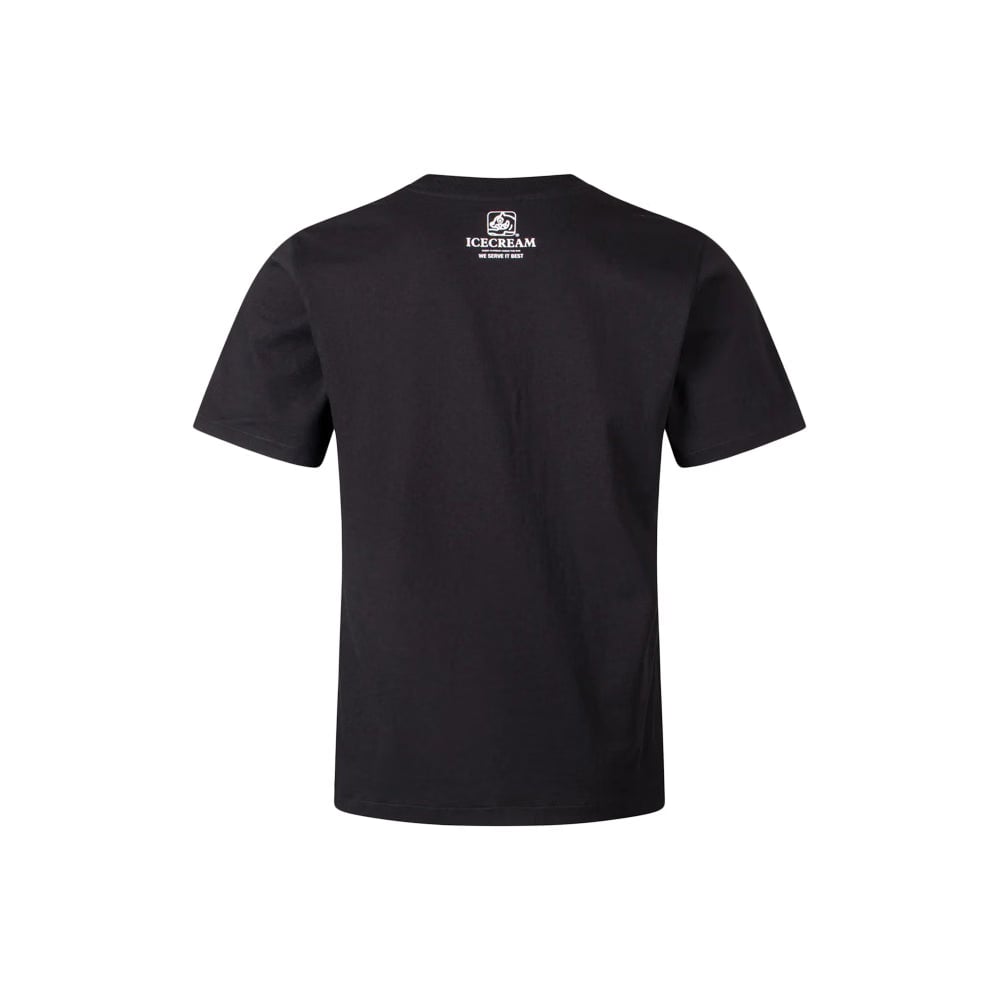 Icecream Serve It Best T-Shirt - Black
