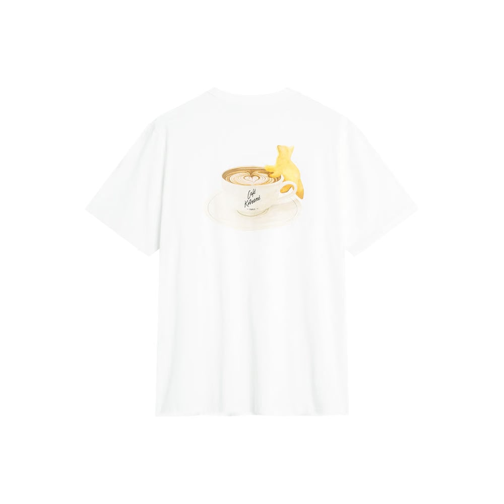 CAFÉ KITSUNÉ Cappuccino Relax T-Shirt - Tapioca