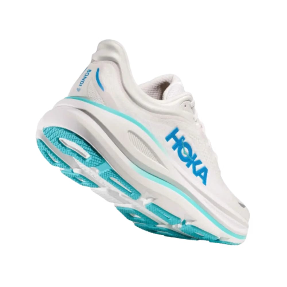 Hoka Bondi 9 White And Blue
