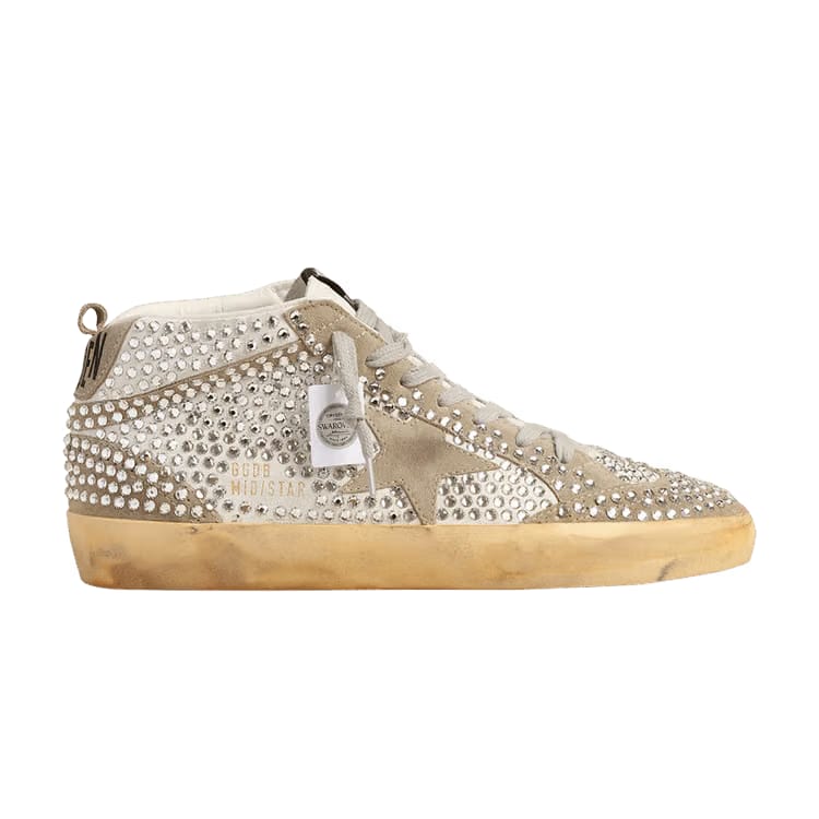 Swarovski x Golden Goose Wmns Mid Star LTD 'White Dove Grey'