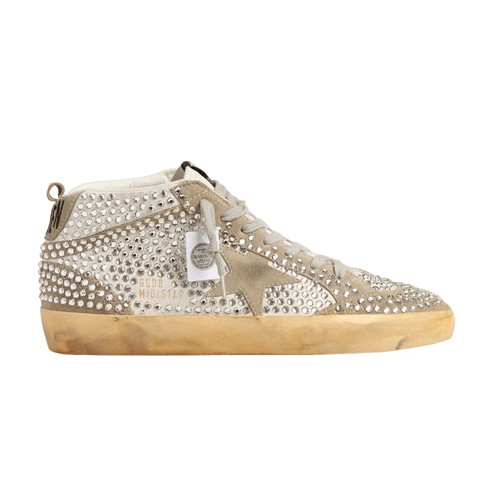Swarovski x Golden Goose Wmns Mid Star LTD 'White Dove Grey'