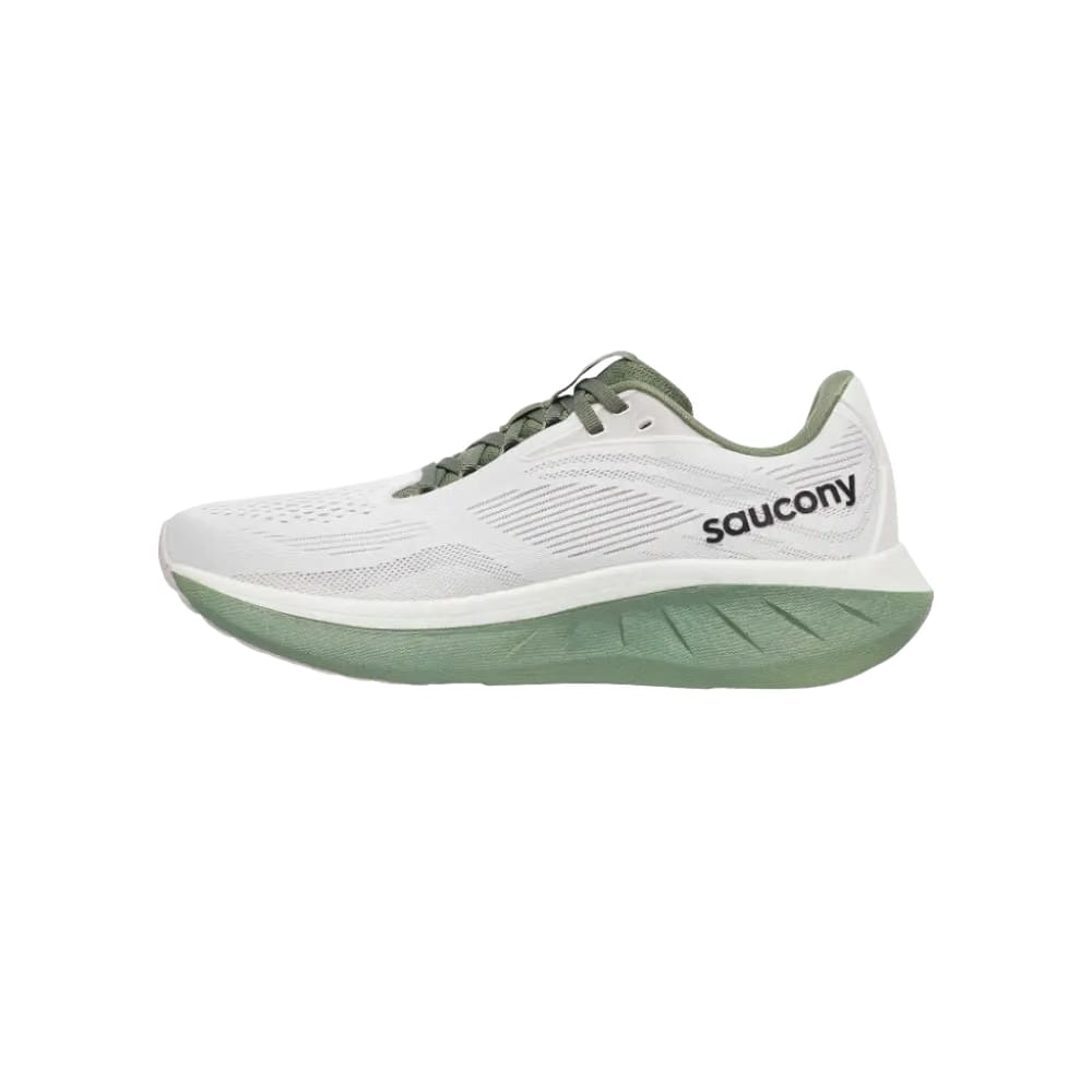Saucony Ride 18 White Olivine
