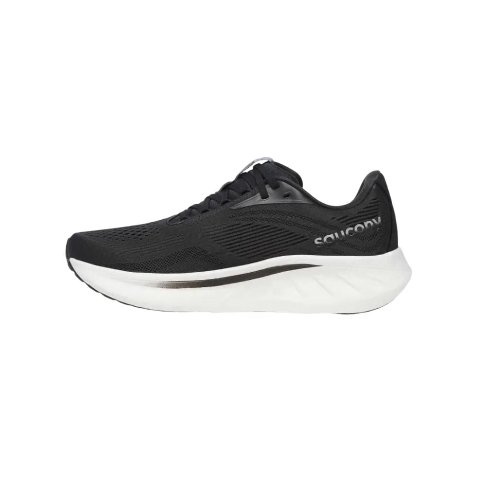 Saucony Ride 18 Black White