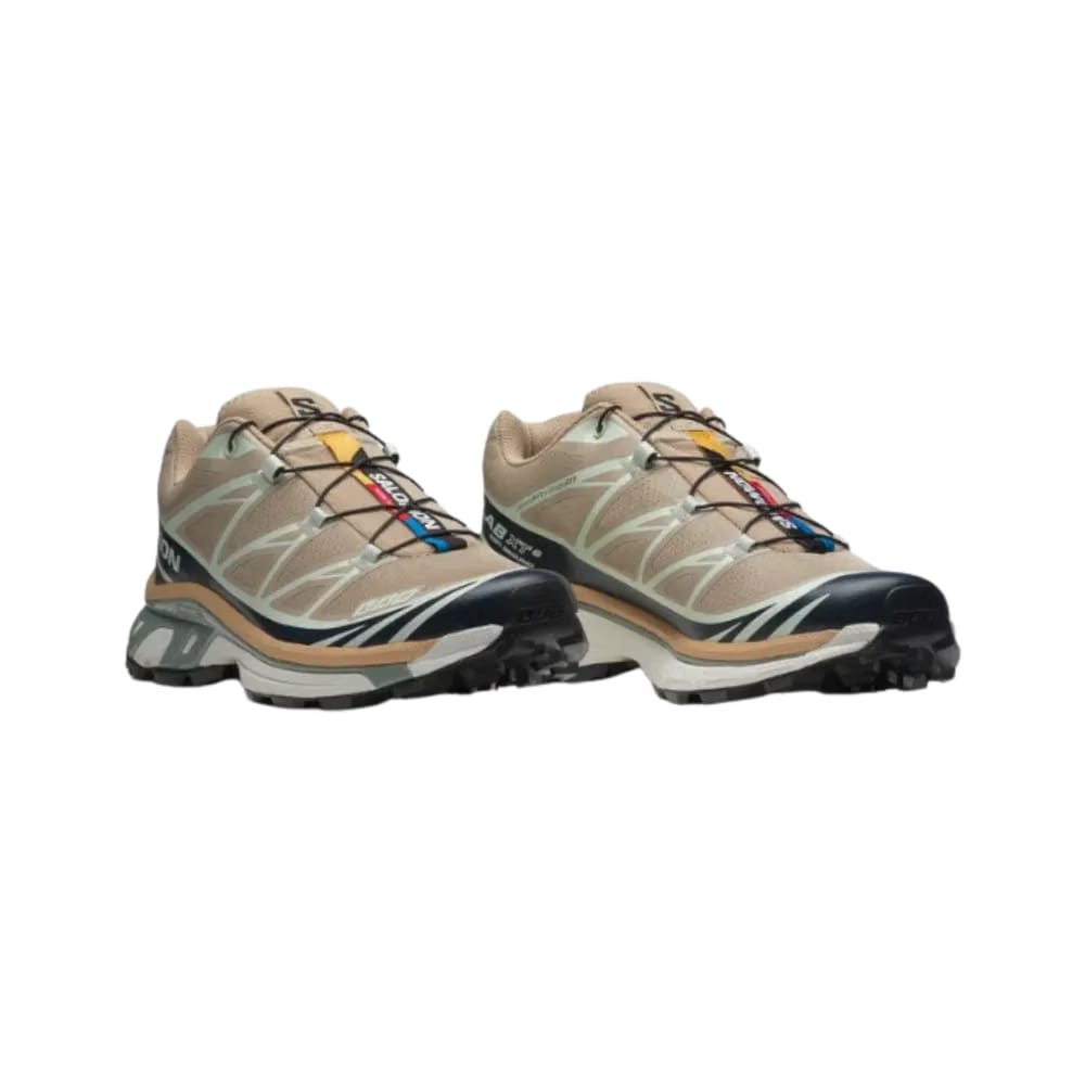 Salomon XT-6 Oxford Tan / Carbon / Clearly Aqua