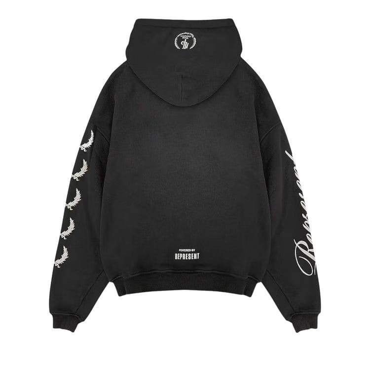 Represent Clo World Championship Hoodie Stained Black