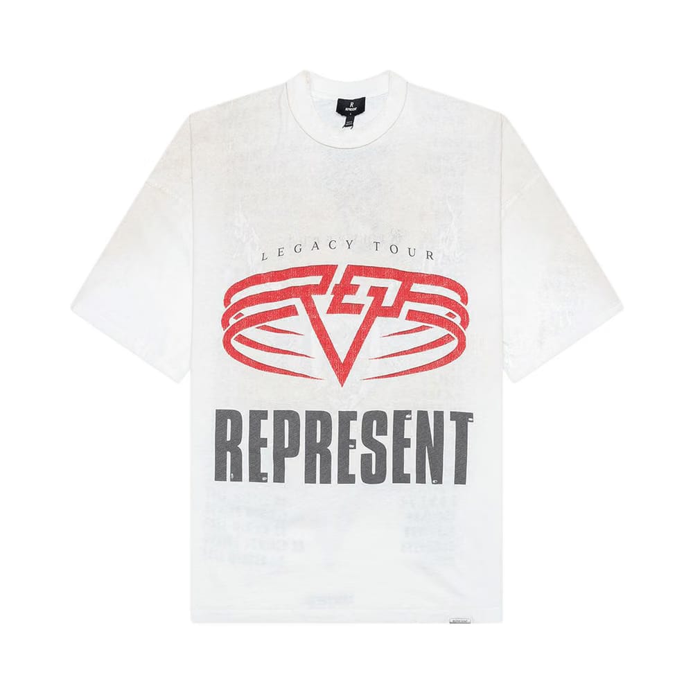 Represent Clo Living Legacy T-Shirt Washed Ecru