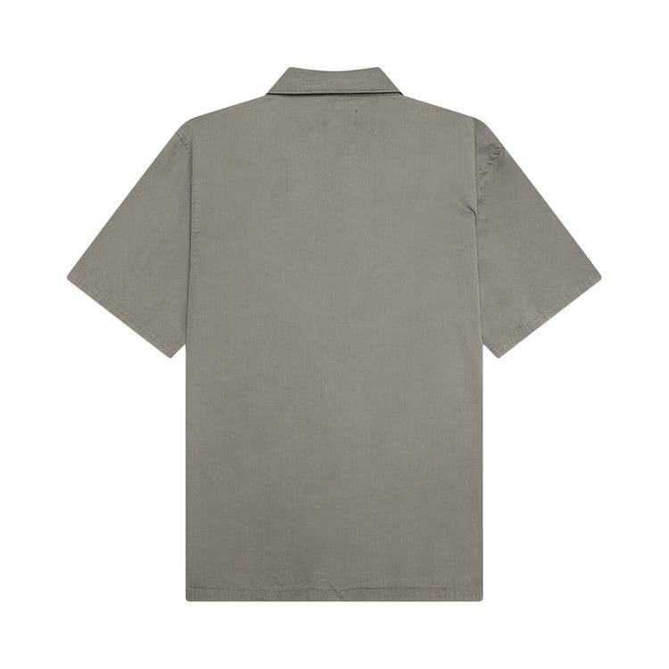 Represent Clo Script Camp Collar Shirt Washed Khaki