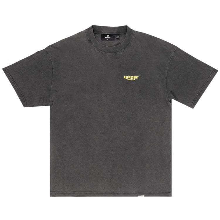 Represent Clo Represent Owners Club T-Shirt Vintage Grey/Yellow