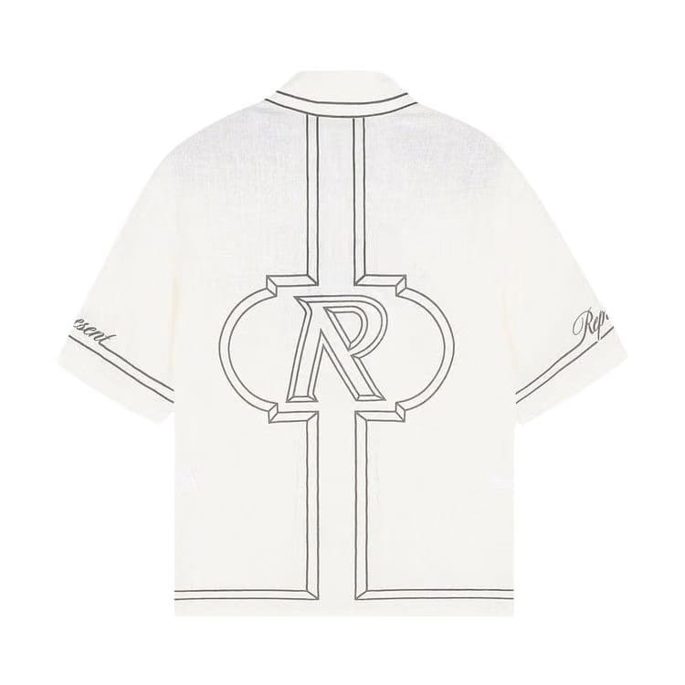 Represent Clo Border Shirt Whisper White