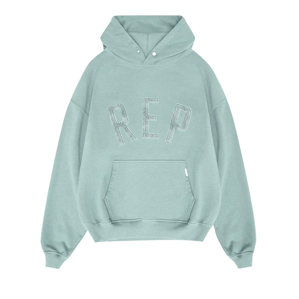 Represent Clo Rep Appliqué Hoodie Forest Green