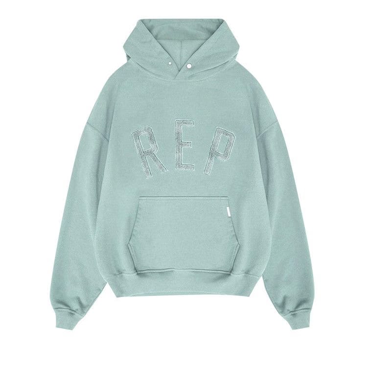 Represent Clo Rep Appliqué Hoodie Forest Green