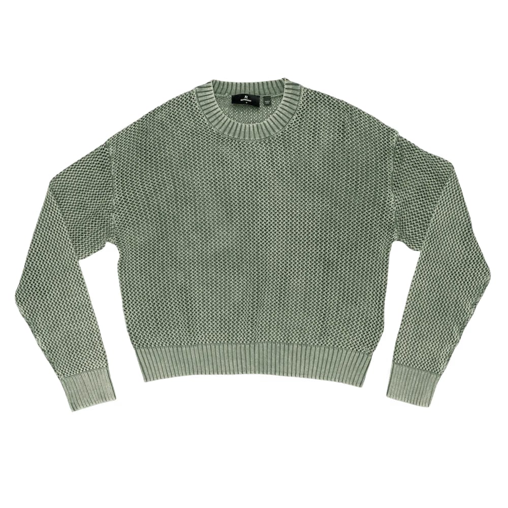 Represent Clo Open Gauge Knit Sweater Forest Green