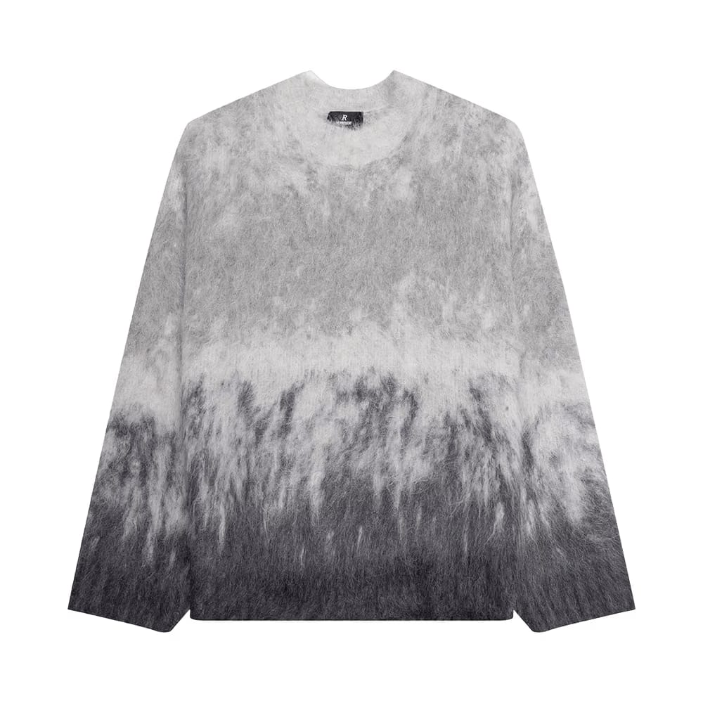 Represent Clo Ombre Knit Sweater Light Grey