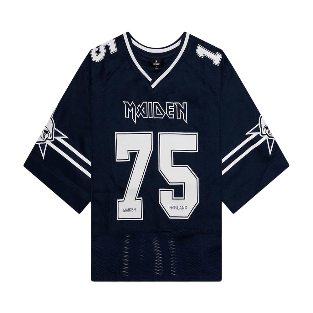 Represent Clo x Iron Maiden Anniversary Jersey Mid Blue