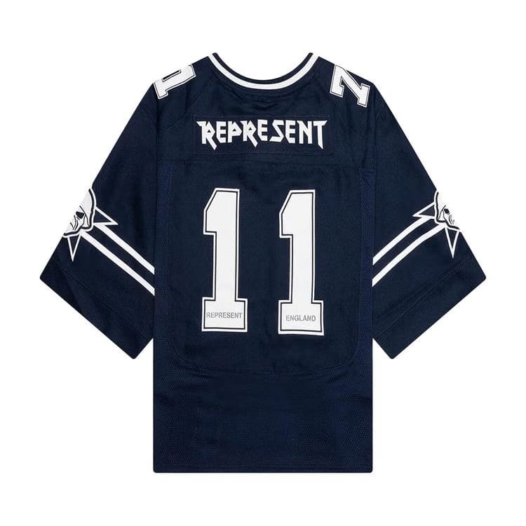 Represent Clo x Iron Maiden Anniversary Jersey Mid Blue