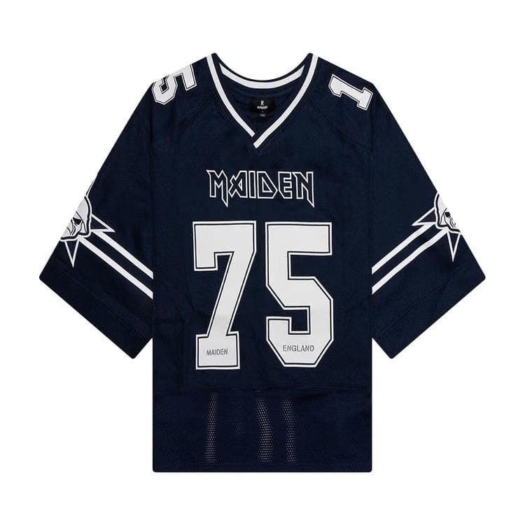Represent Clo x Iron Maiden Anniversary Jersey Mid Blue