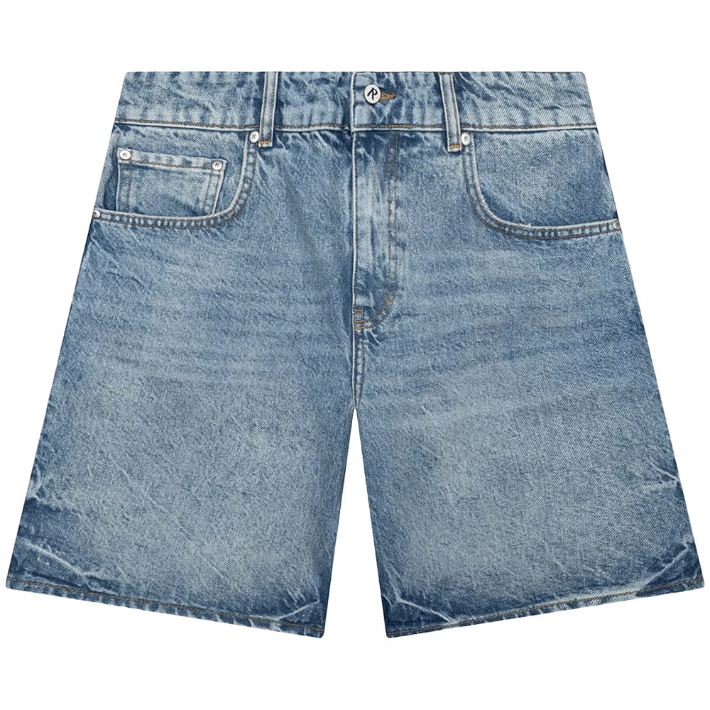 Represent Clo Tailored Denim Shorts Blue
