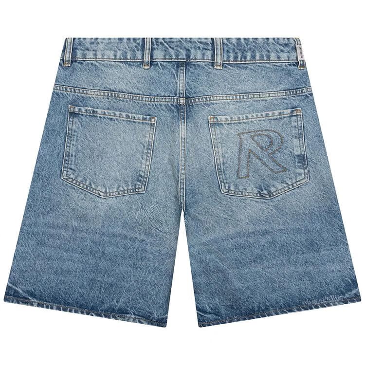 Represent Clo Tailored Denim Shorts Blue