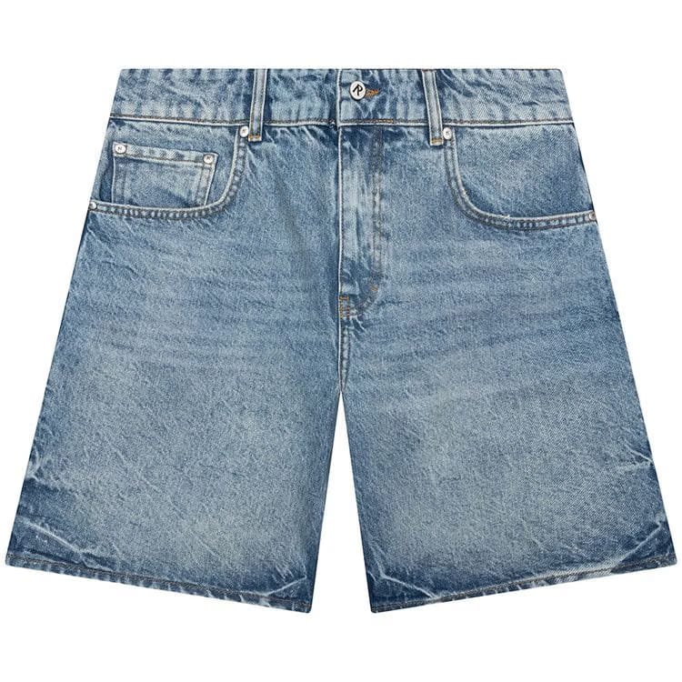 Represent Clo Tailored Denim Shorts Blue