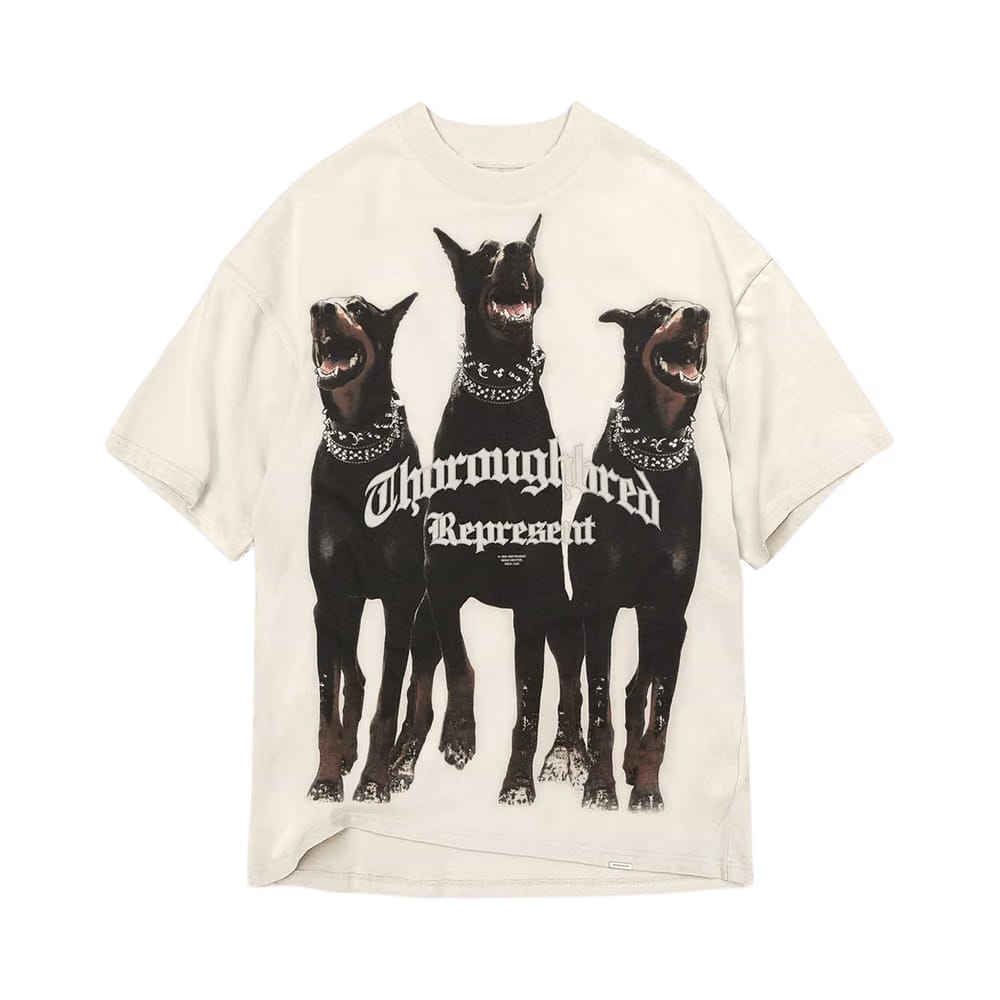 Represent Clo Thoroughbred T-Shirt Vinatage White