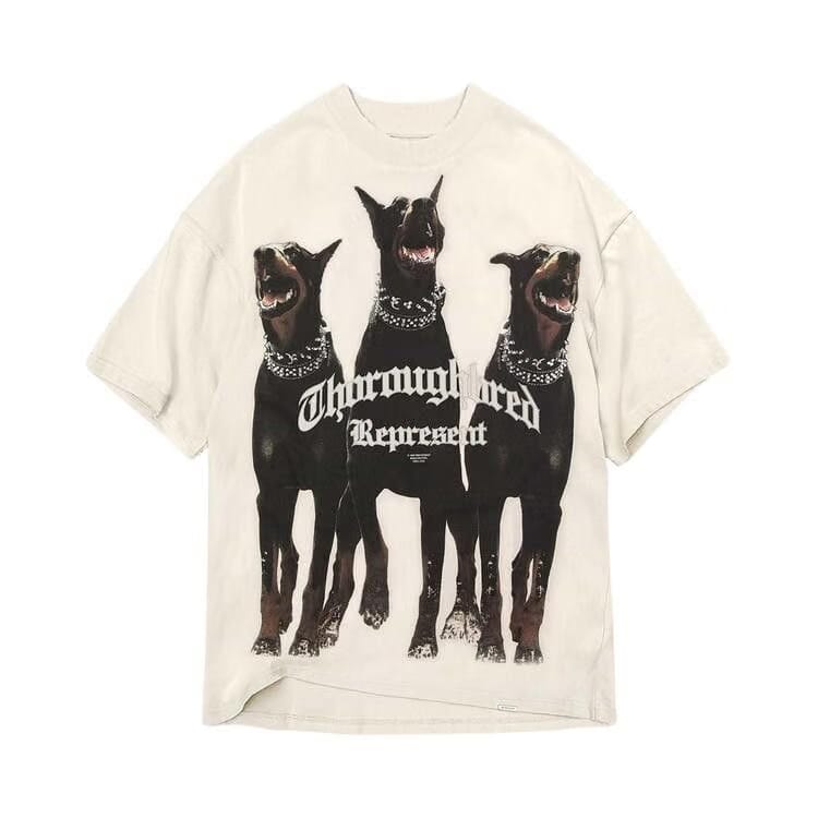 Represent Clo Thoroughbred T-Shirt Vinatage White