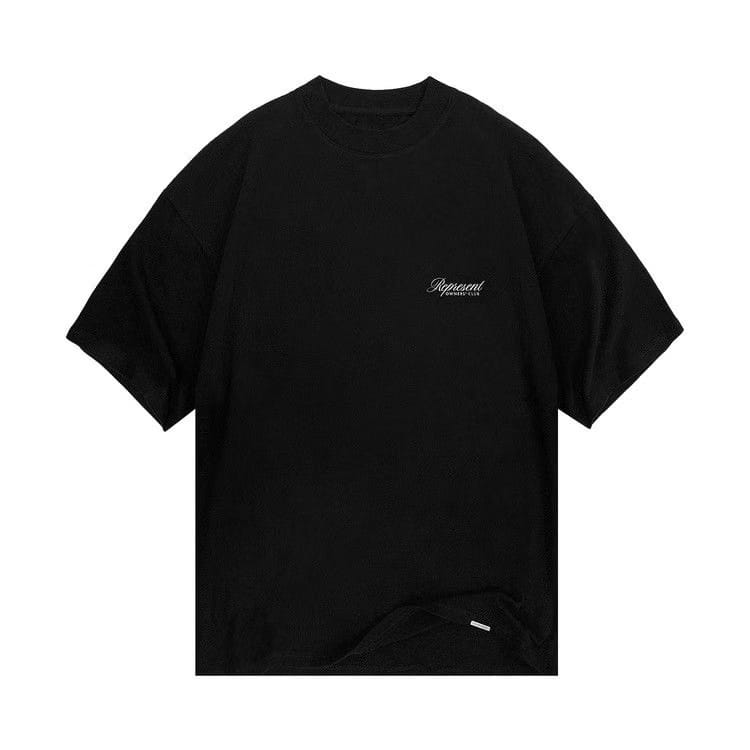 Represent Clo Owners Club Script T-Shirt Black