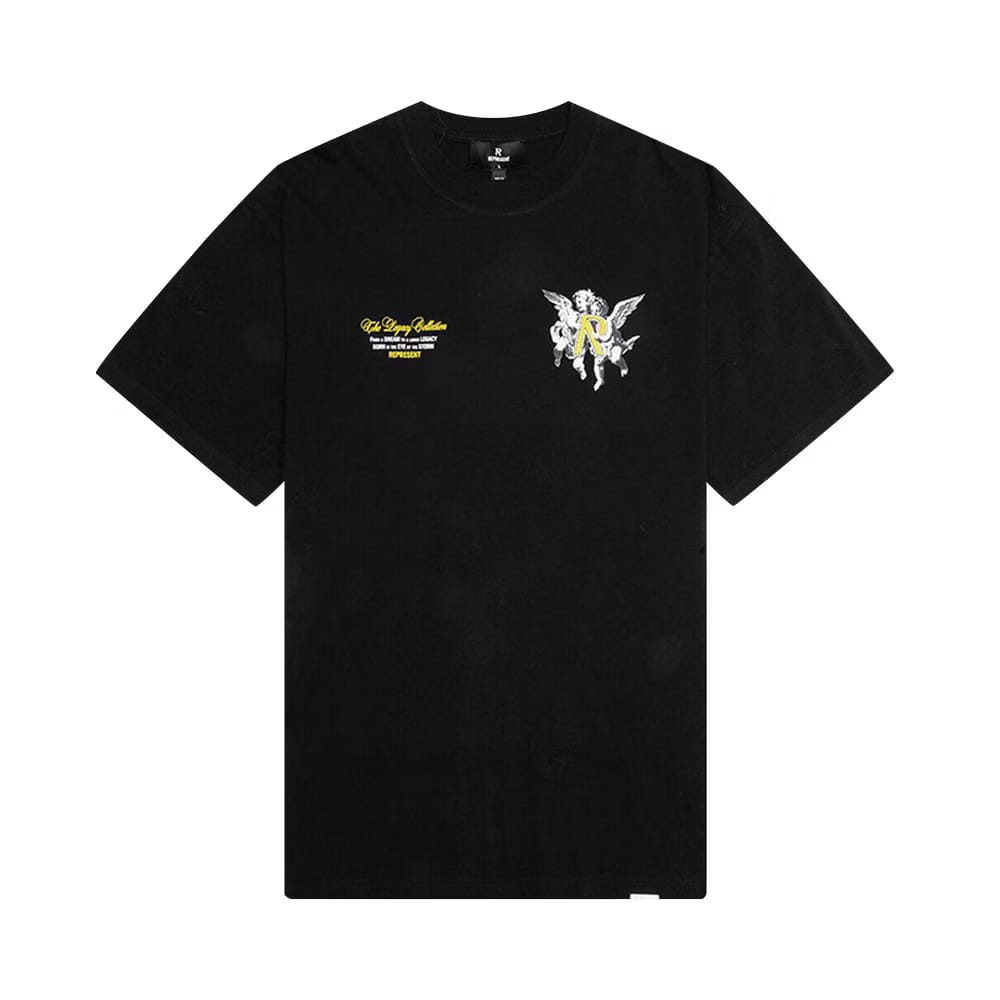 Represent Clo Legacy Cherubs T-Shirt Jet Black
