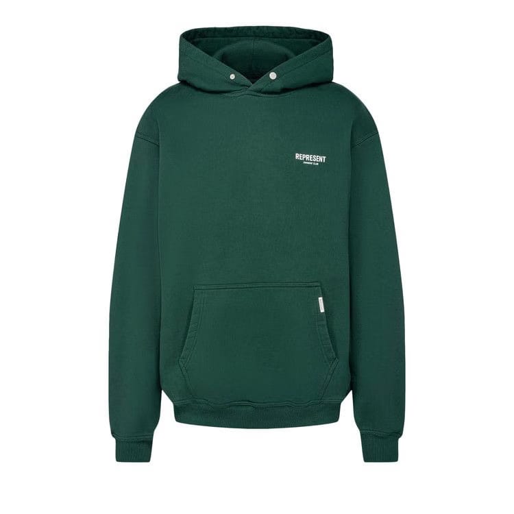 Represent Clo Owners Club Hoodie Racing Green