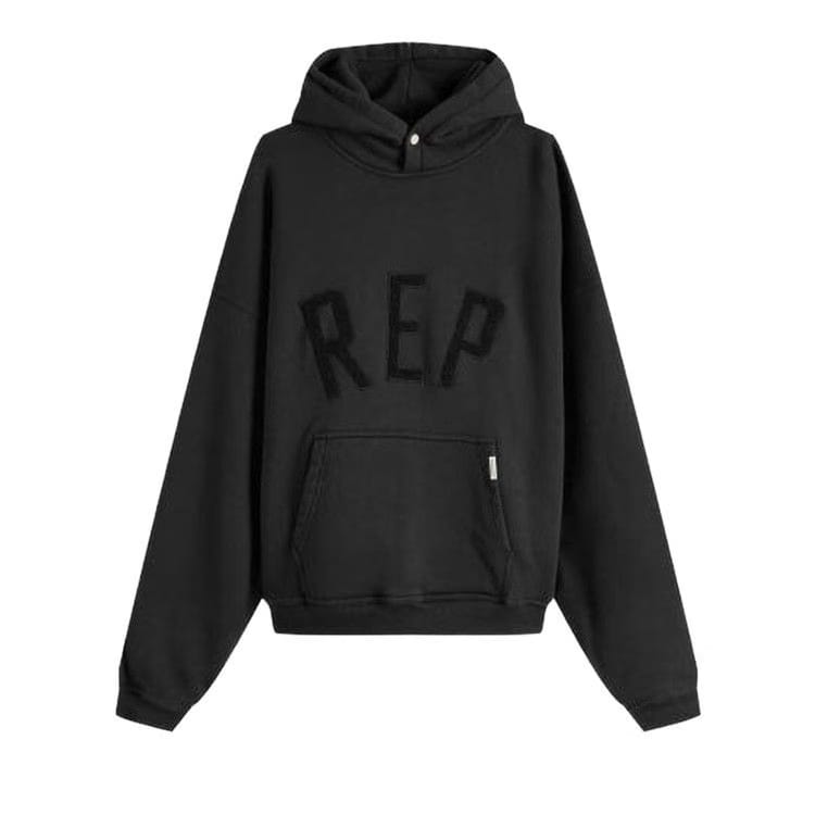 Represent Clo Rep Applique Hoodie Cream Marl
