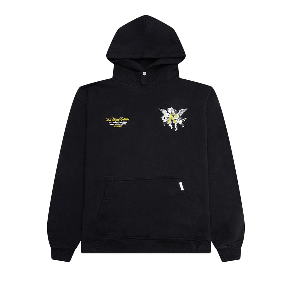 Represent Clo Legacy Cherubs Hoodie Jet Black