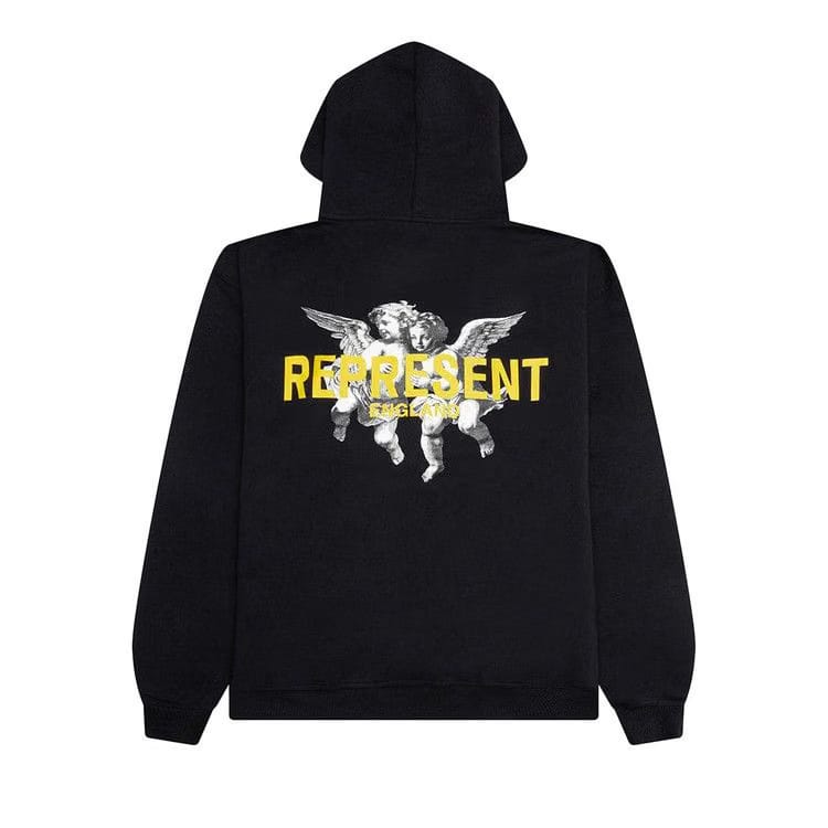 Represent Clo Legacy Cherubs Hoodie Jet Black