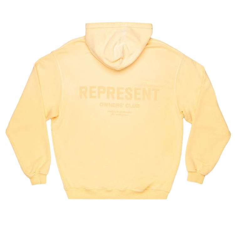 Represent Clo Owners Club Hoodie Pastel Yellow