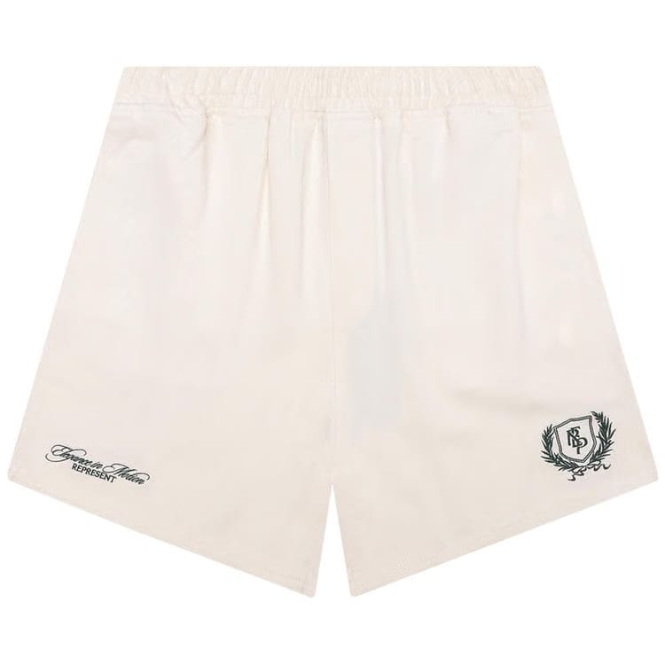 Represent Clo Crest Shorts Antique White